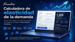 Calculadora de elasticidad de la demanda Finantres