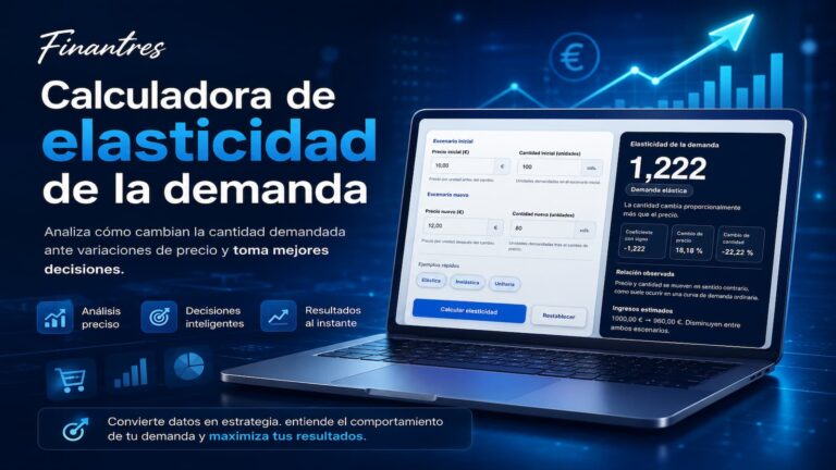Calculadora de elasticidad de la demanda: método del punto medio