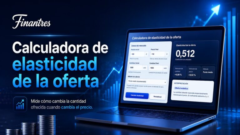 Calculadora de elasticidad de la oferta: calcula la elasticidad-precio