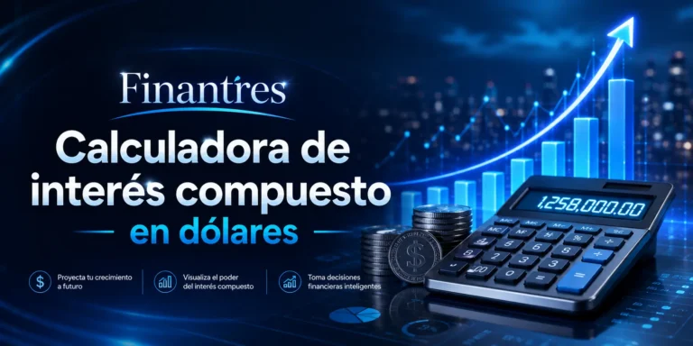 Calculadora de interés compuesto en dólares (USD): simula tu capital con aportaciones