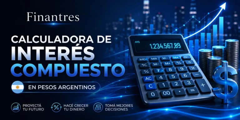 Calculadora de interés compuesto en pesos argentinos (ARS)