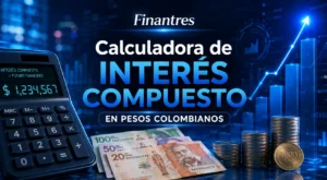 Calculadora de interés compuesto en pesos colombianos