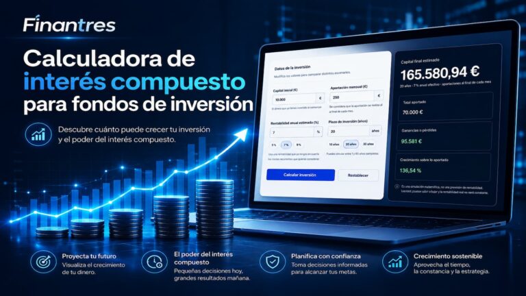 Calculadora de interés compuesto para fondos de inversión