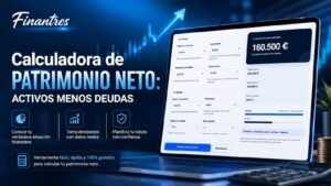 Calculadora de patrimonio neto activos menos deudas