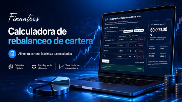 Calculadora de rebalanceo de cartera: cuánto comprar o vender