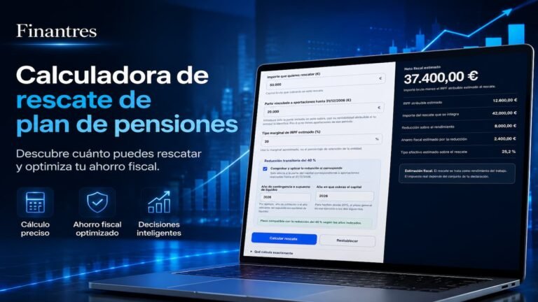 Calculadora de rescate de plan de pensiones