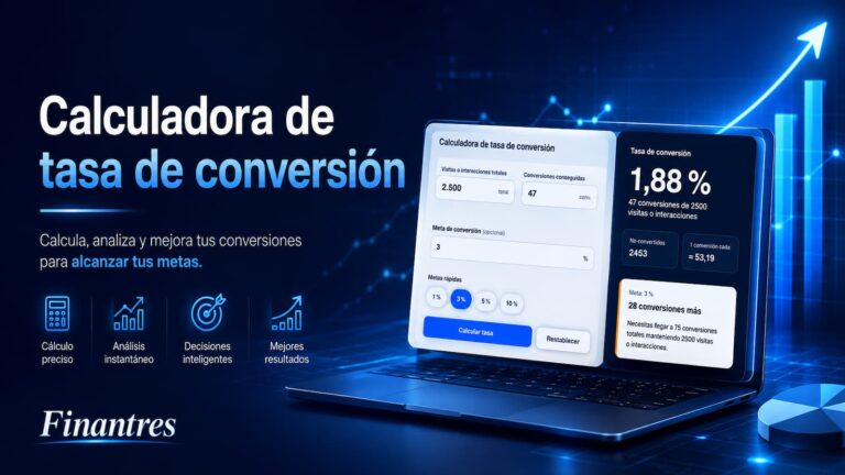 Calculadora de tasa de conversión