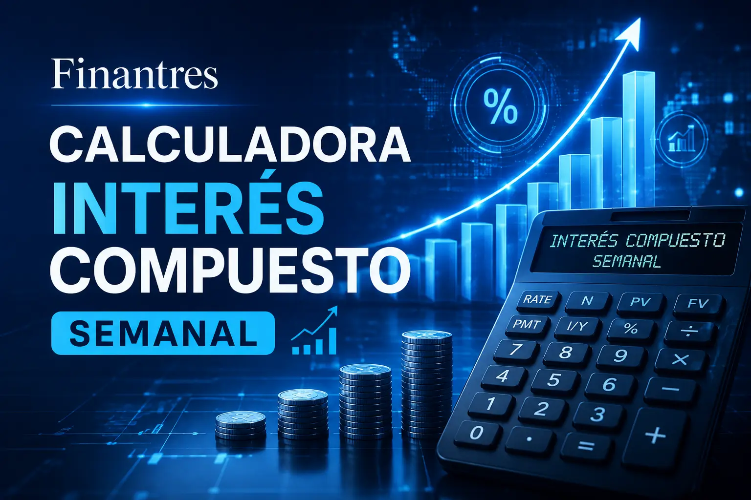 Calculadora interés compuesto semanal
