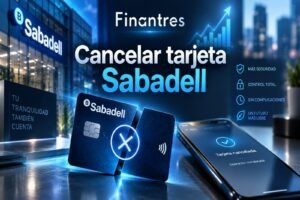 Cancelar tarjeta Sabadell