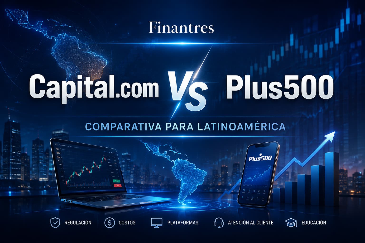 Capital.com vs Plus500: ¿qué broker de CFDs conviene más en Latinoamérica?