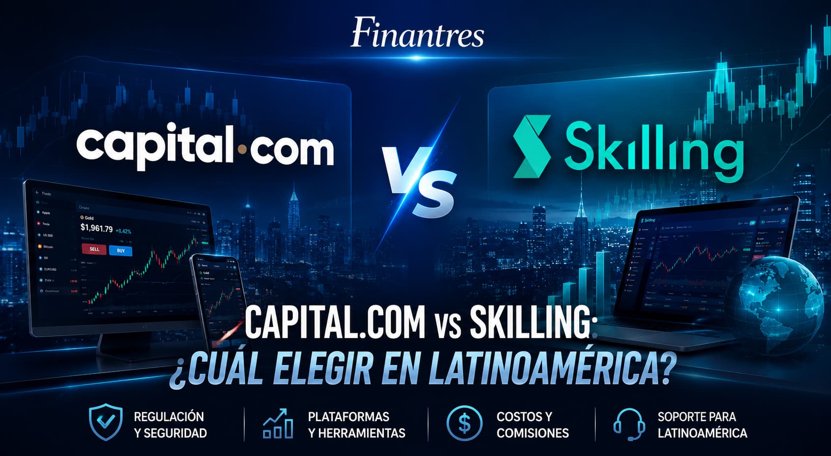 Capital.com vs Skilling: ¿qué bróker es mejor para hacer trading en Latinoamérica?