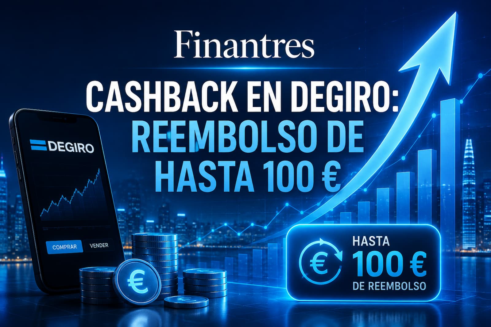 Cashback en DEGIRO reembolso de hasta 100 €