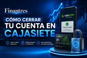 Cerrar cuenta en CajaSiete