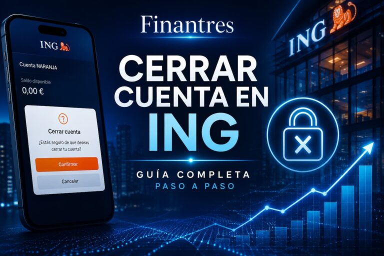 Cerrar cuenta en ING