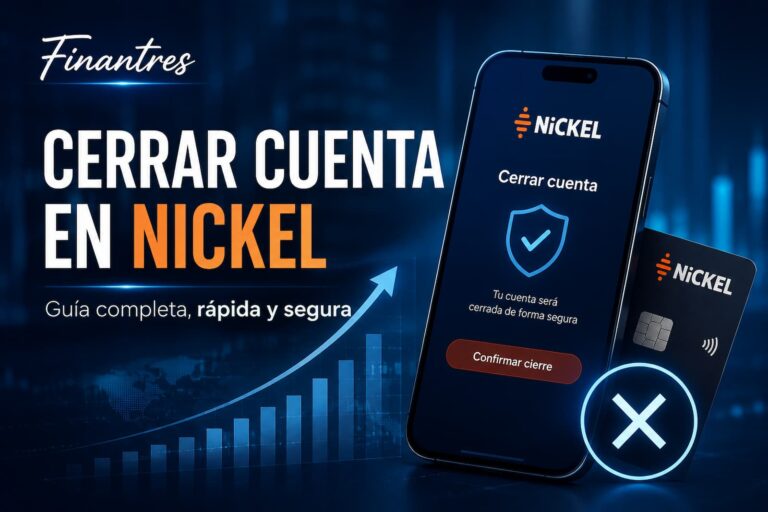 Cerrar cuenta en Nickel