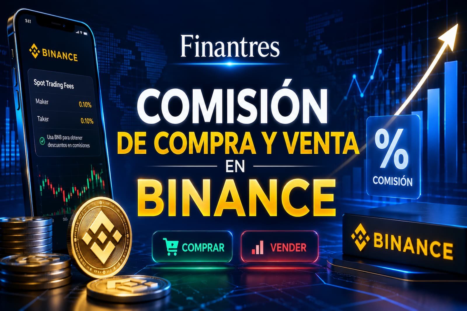 Comisión de compra y venta en Binance