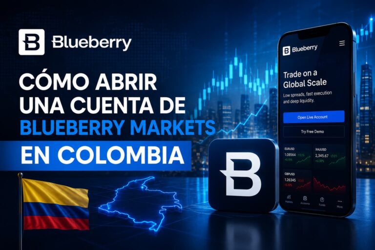 Cómo abrir una cuenta de Blueberry Markets en Colombia