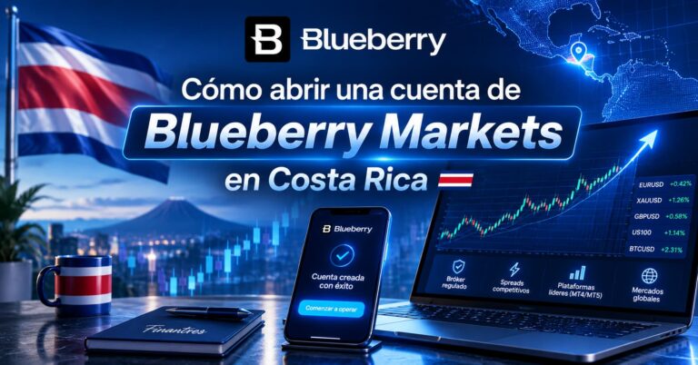 Cómo abrir una cuenta de Blueberry Markets en Costa Rica