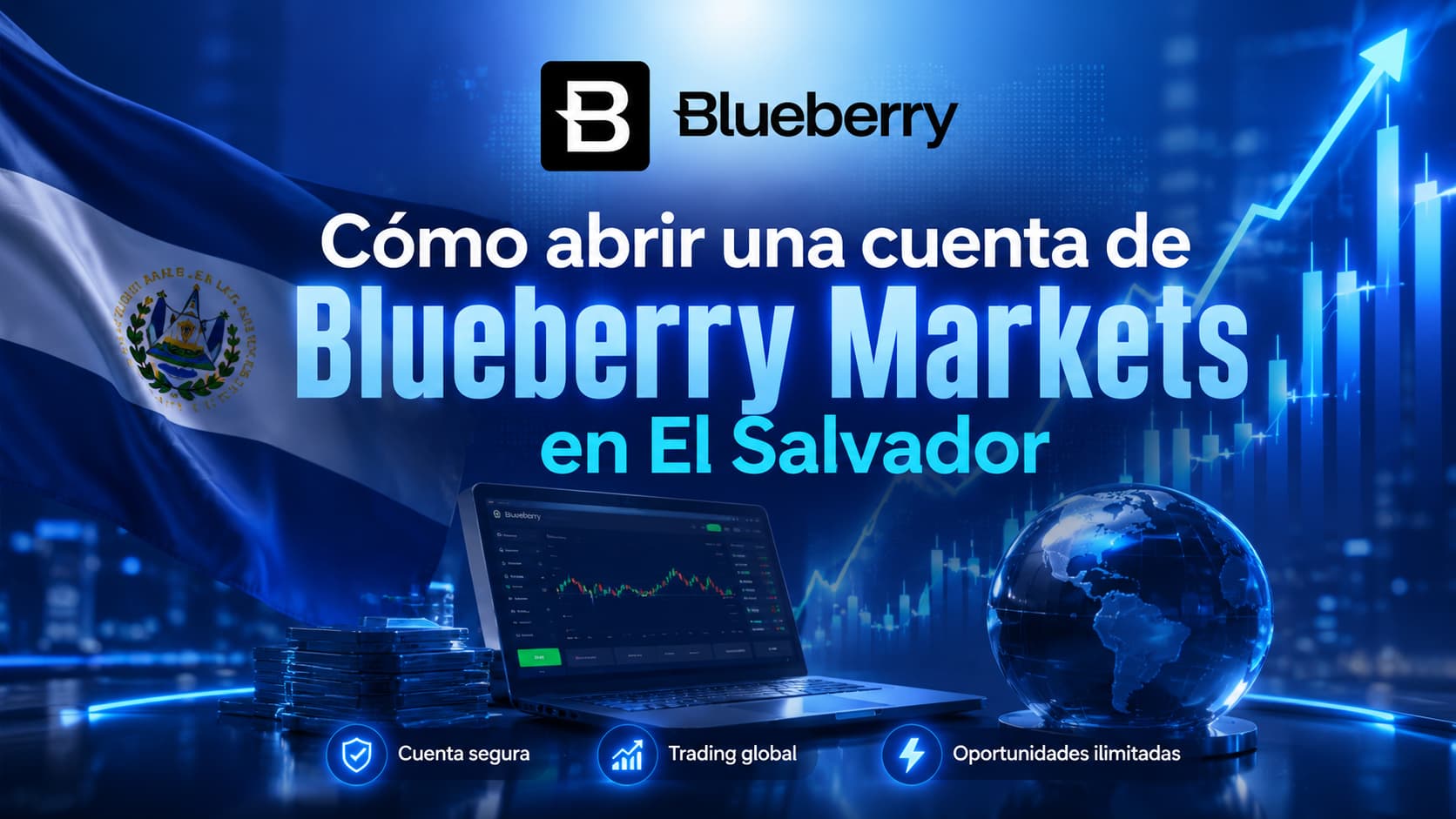 Cómo abrir una cuenta de Blueberry Markets en El Salvador paso a paso