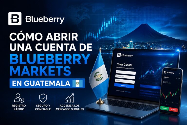 Cómo abrir una cuenta de Blueberry Markets en Guatemala