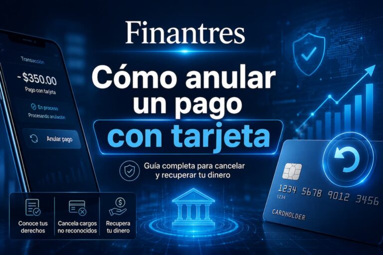 Cómo anular un pago con tarjeta