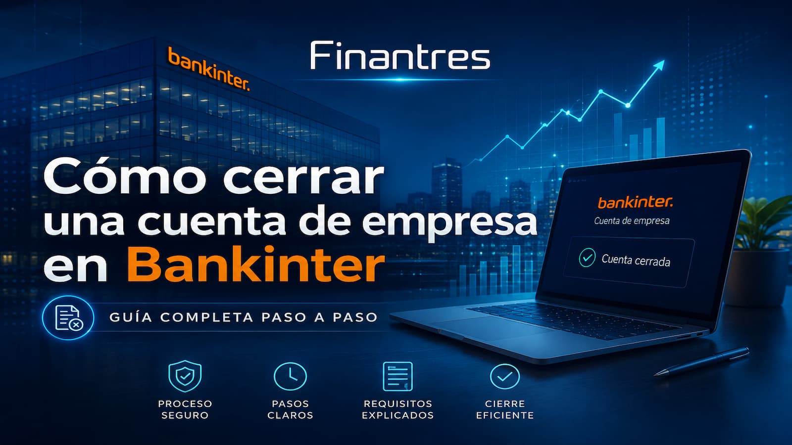 Cómo cerrar una cuenta de empresa en Bankinter