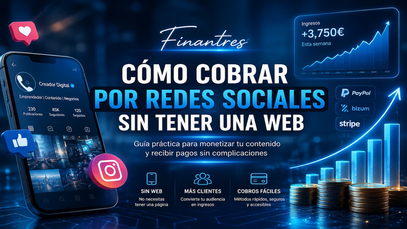 Cómo cobrar por redes sociales: la forma sencilla de aceptar pagos