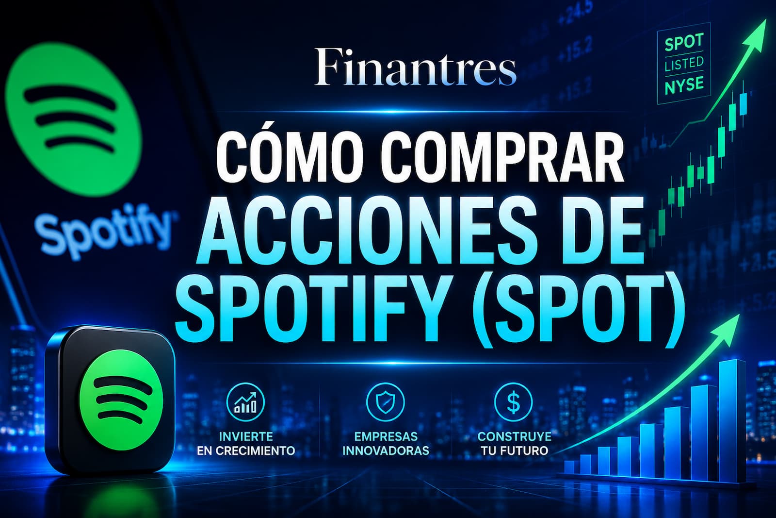 Cómo comprar acciones de Spotify (SPOT) desde España
