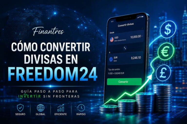Cómo convertir divisas en Freedom24