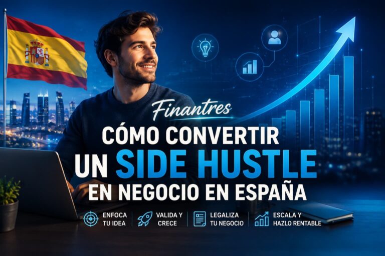 Cómo convertir un side hustle en negocio en España