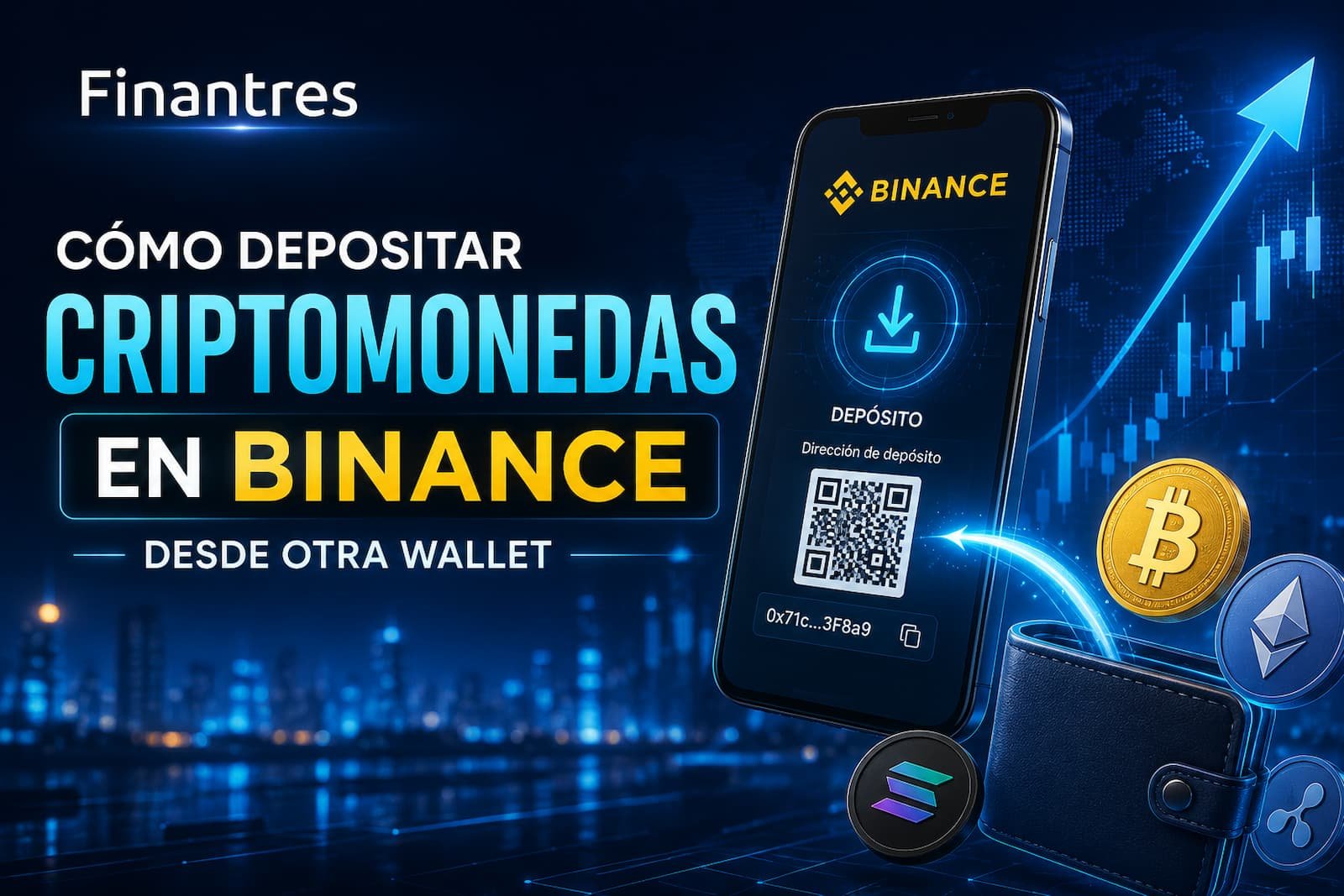 Cómo depositar criptomonedas en Binance desde otra wal