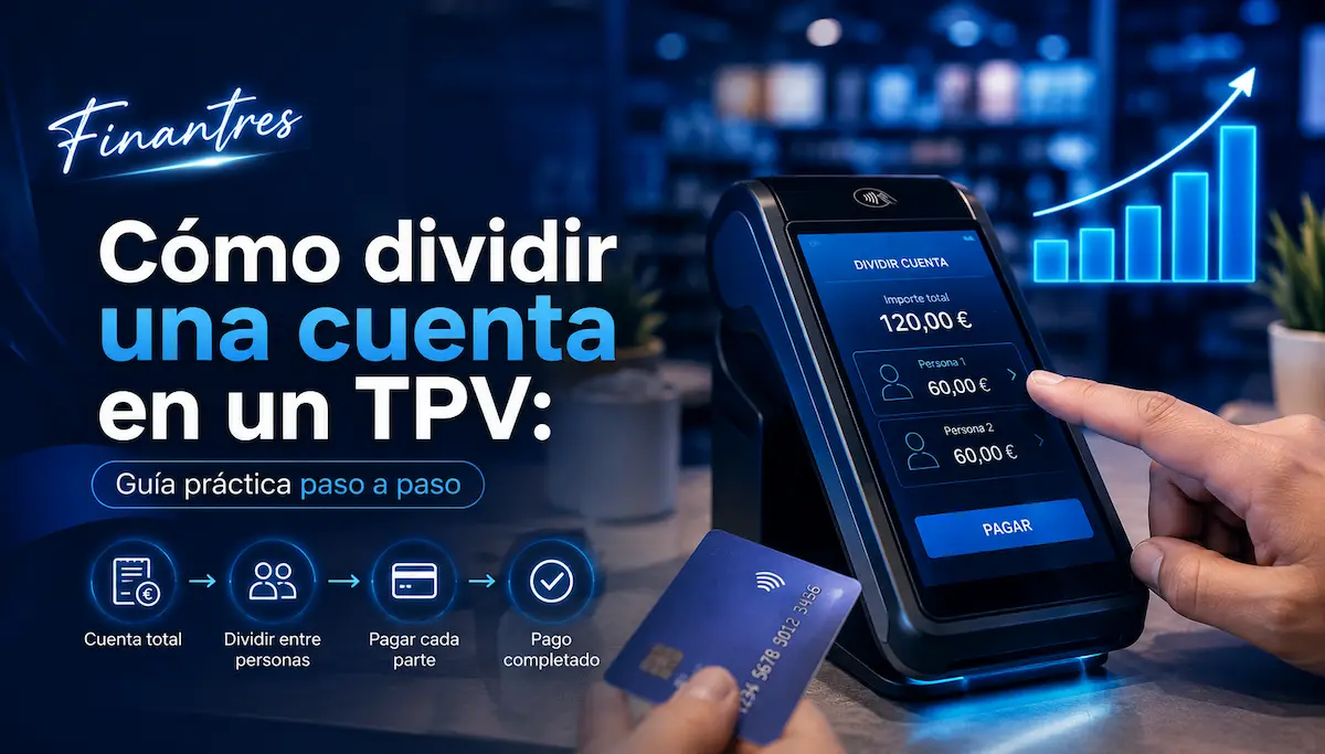 Cómo dividir una cuenta en un TPV