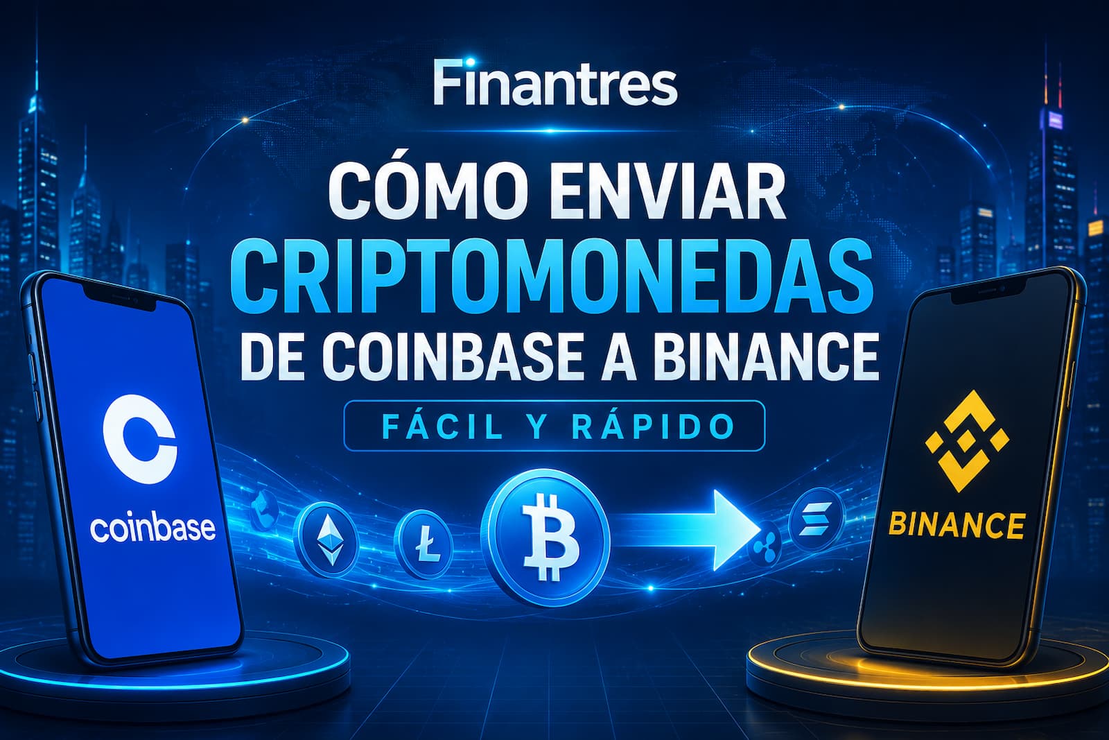 Cómo enviar criptomonedas de Coinbase a Binance fácil y rápido
