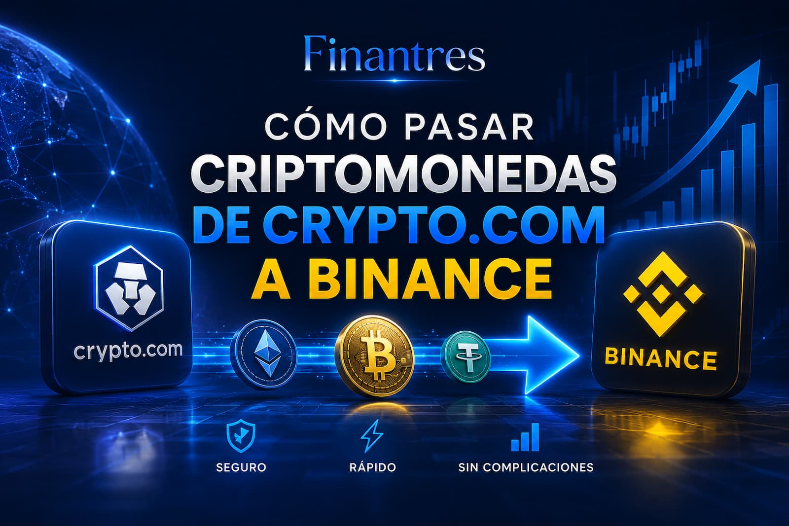 Cómo pasar criptomonedas de Crypto.com a Binance paso a paso