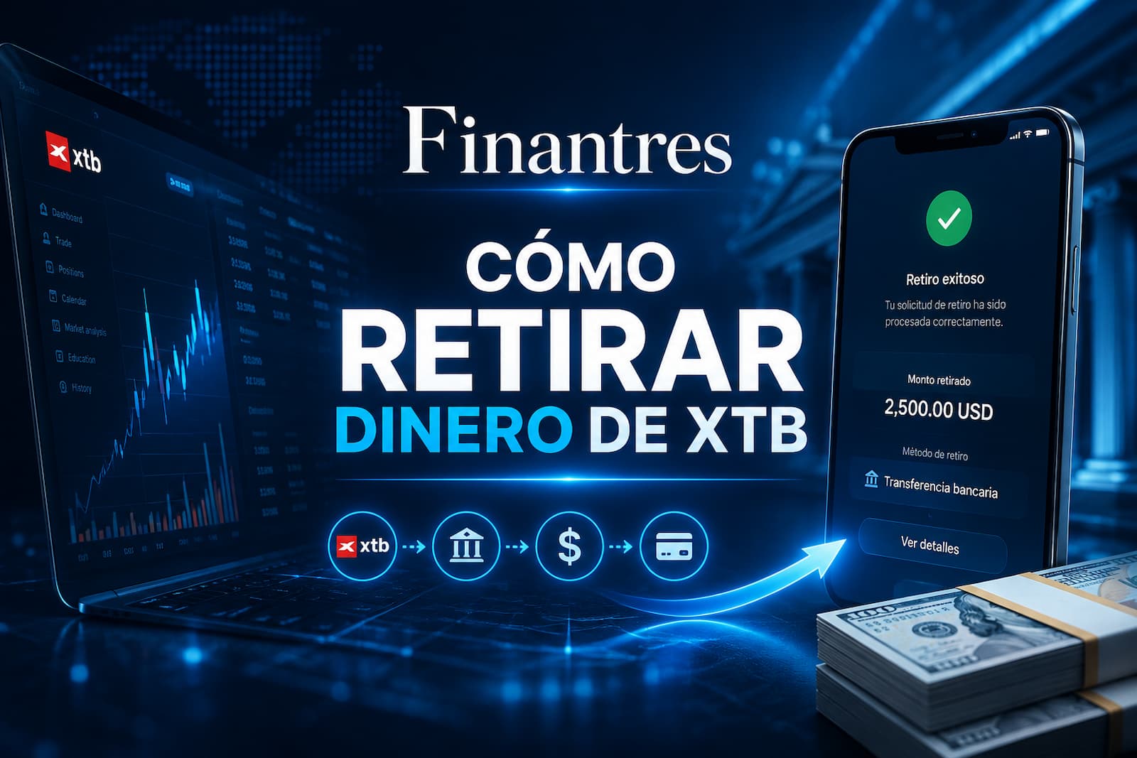 Cómo retirar dinero de XTB