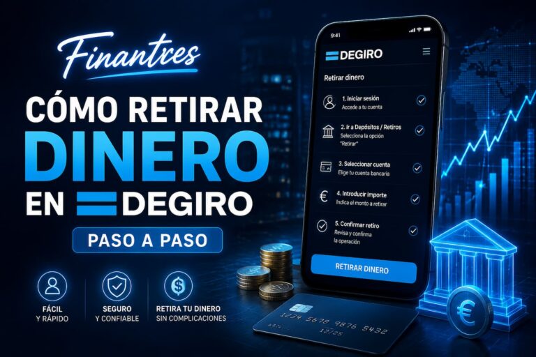 Cómo retirar dinero en DEGIRO paso a paso