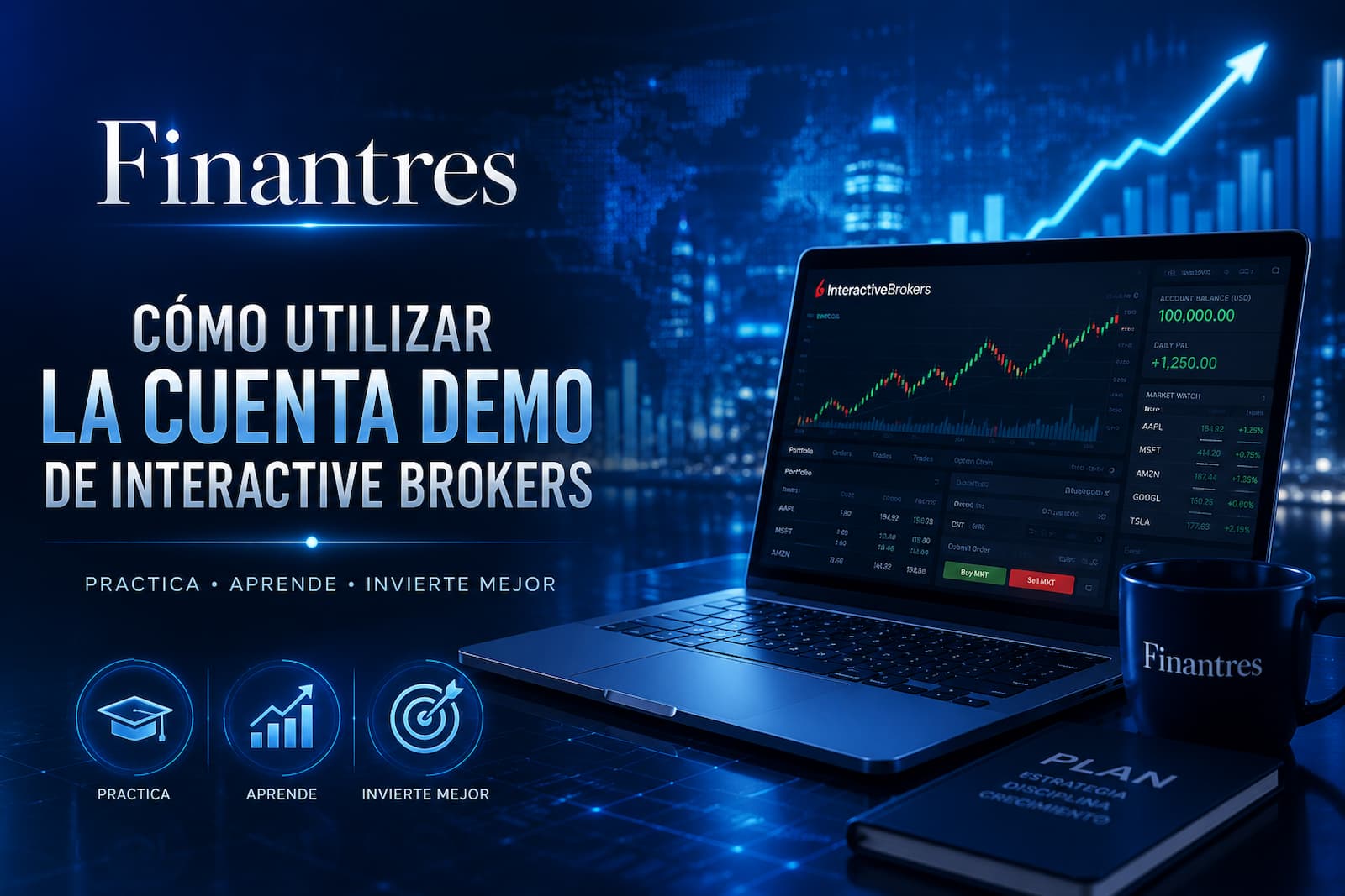 Cómo utilizar la cuenta demo de Interactive Brokers