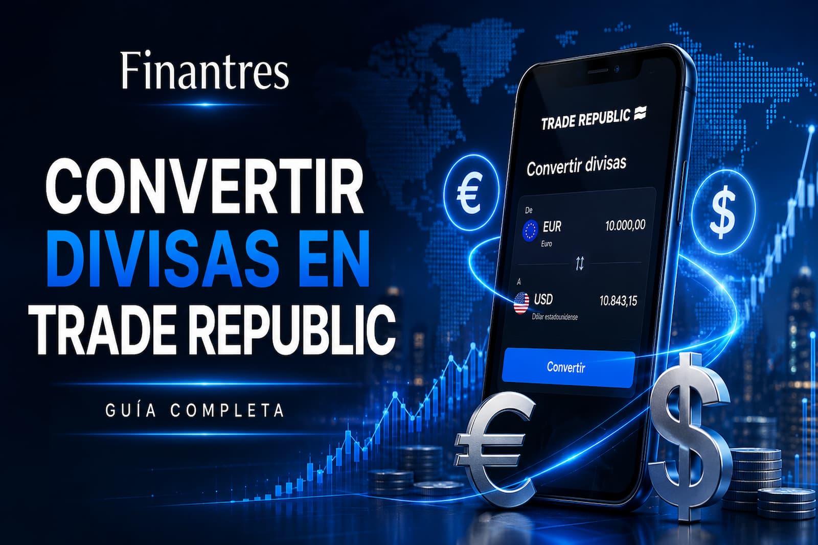 Convertir divisas en Trade Republic