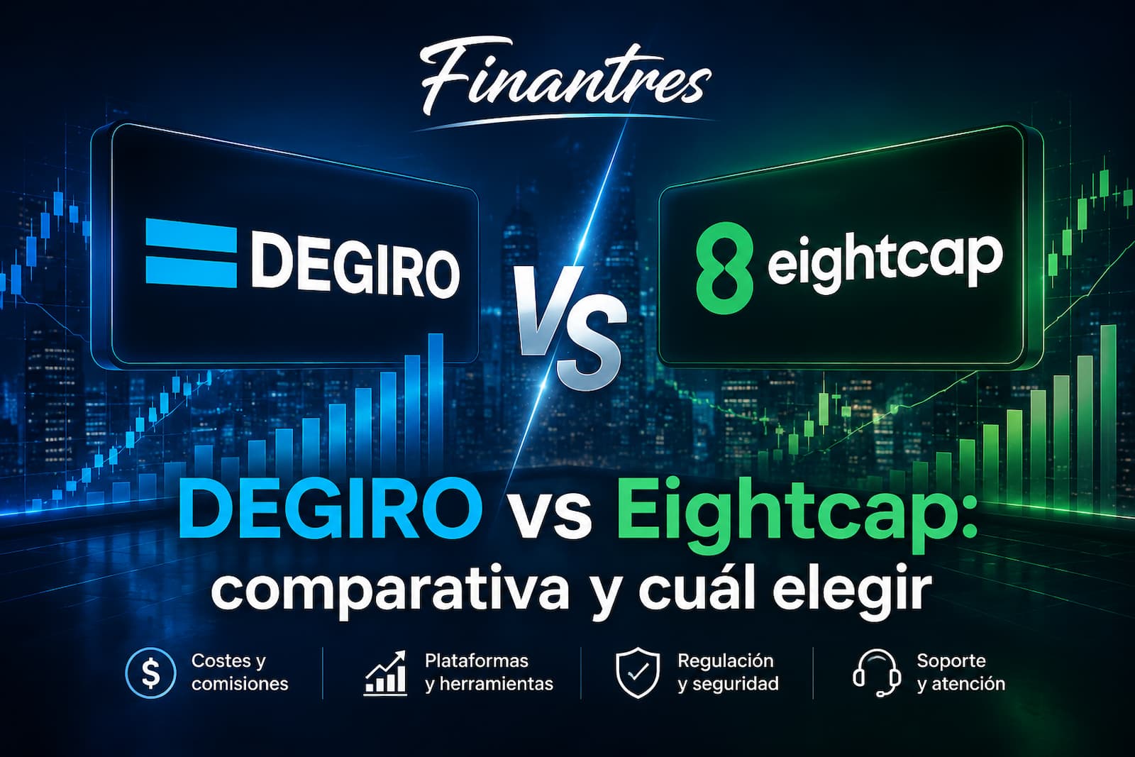 DEGIRO vs Eightcap: ¿cuál es mejor para invertir desde España?