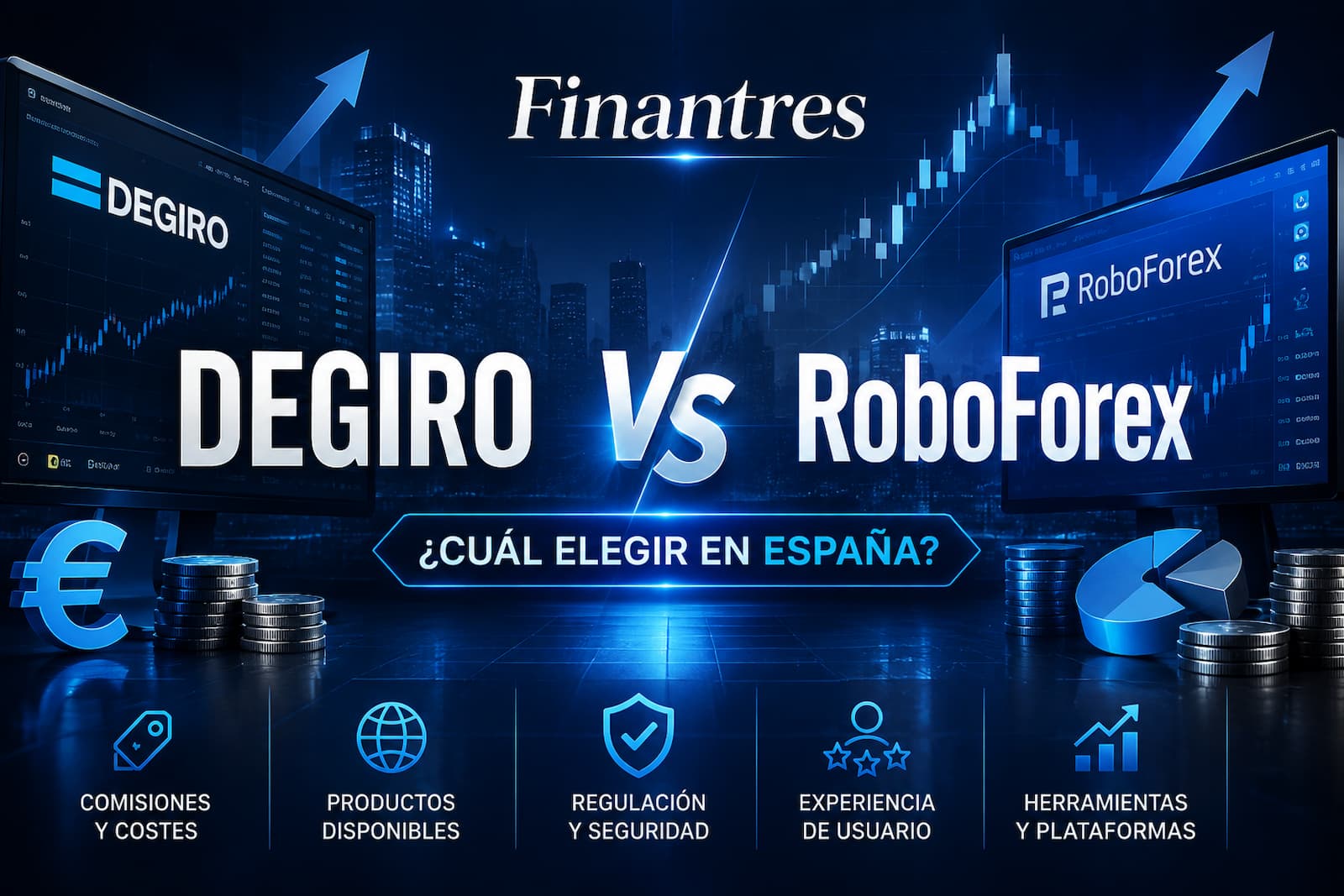 DEGIRO vs RoboForex: ¿qué broker es mejor para invertir desde España?