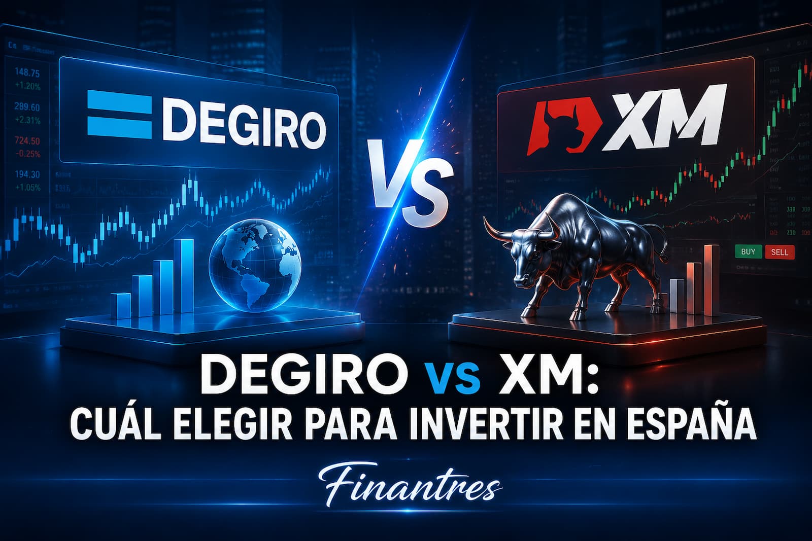DEGIRO vs XM: ¿cuál es mejor para invertir desde España?
