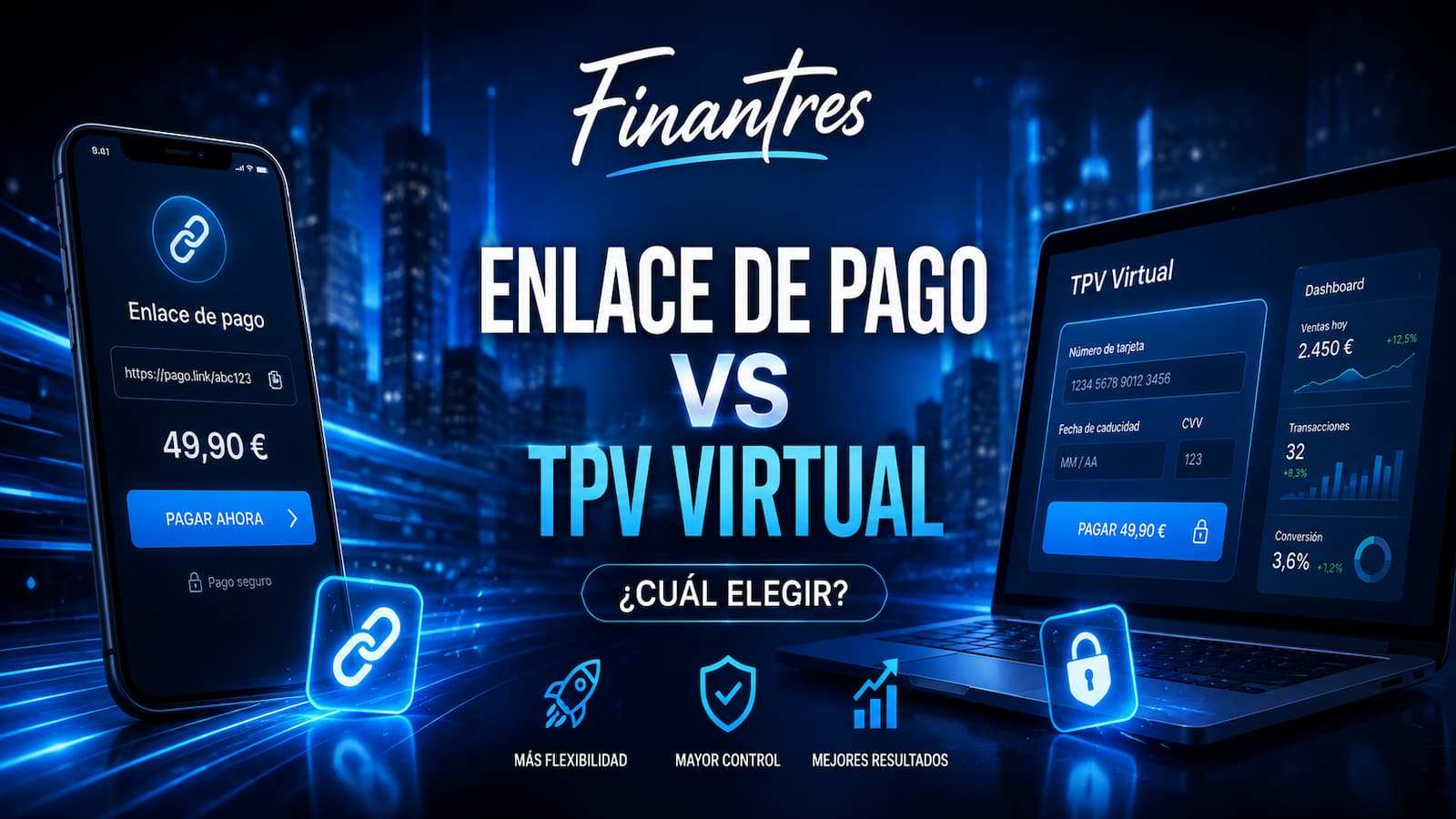Enlace de pago vs TPV virtual: diferencias y cuál elegir