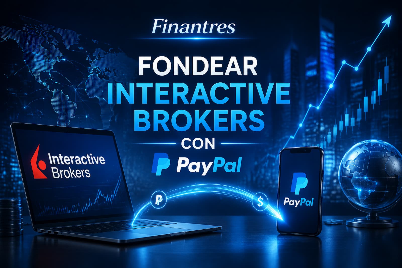 Fondear Interactive Brokers con PayPal
