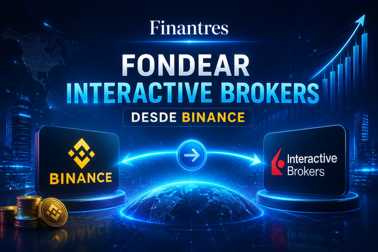 Fondear Interactive Brokers desde Binance