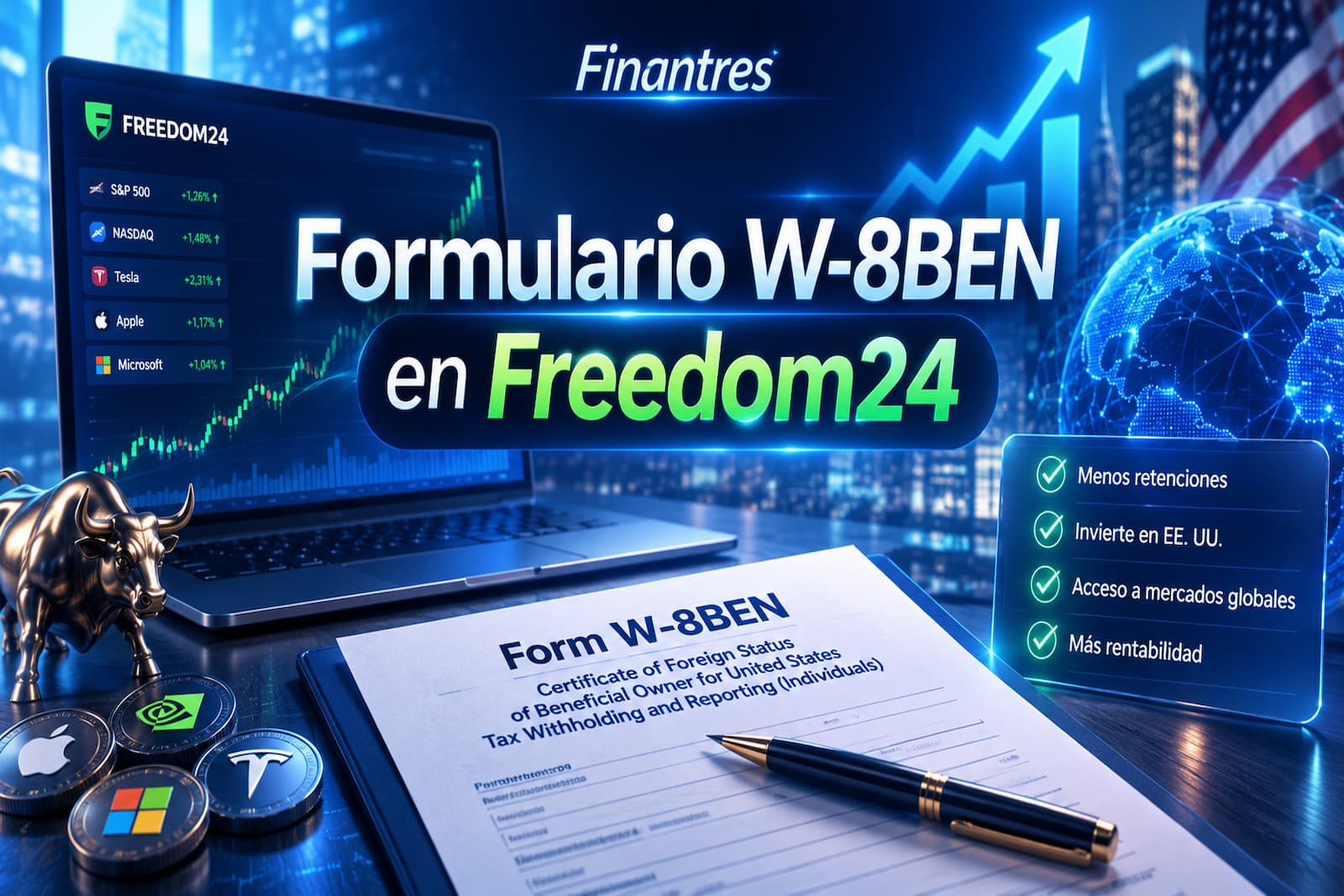 Formulario w 8ben en freedom24 Guía completa