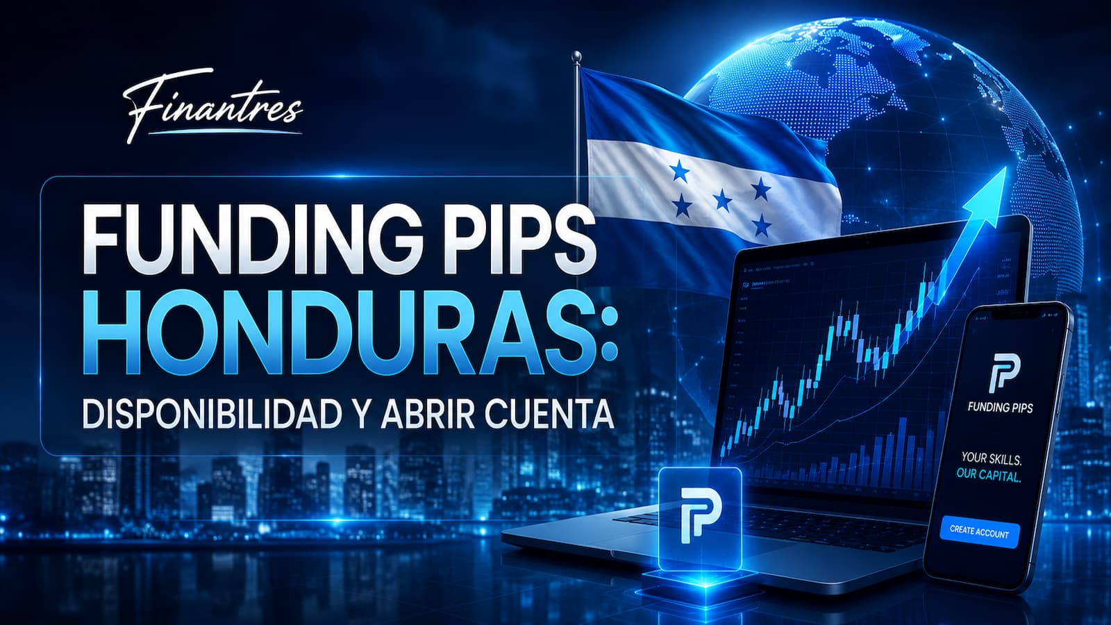 Funding Pips en Honduras: disponibilidad y cómo abrir una cuenta o comprar una prueba