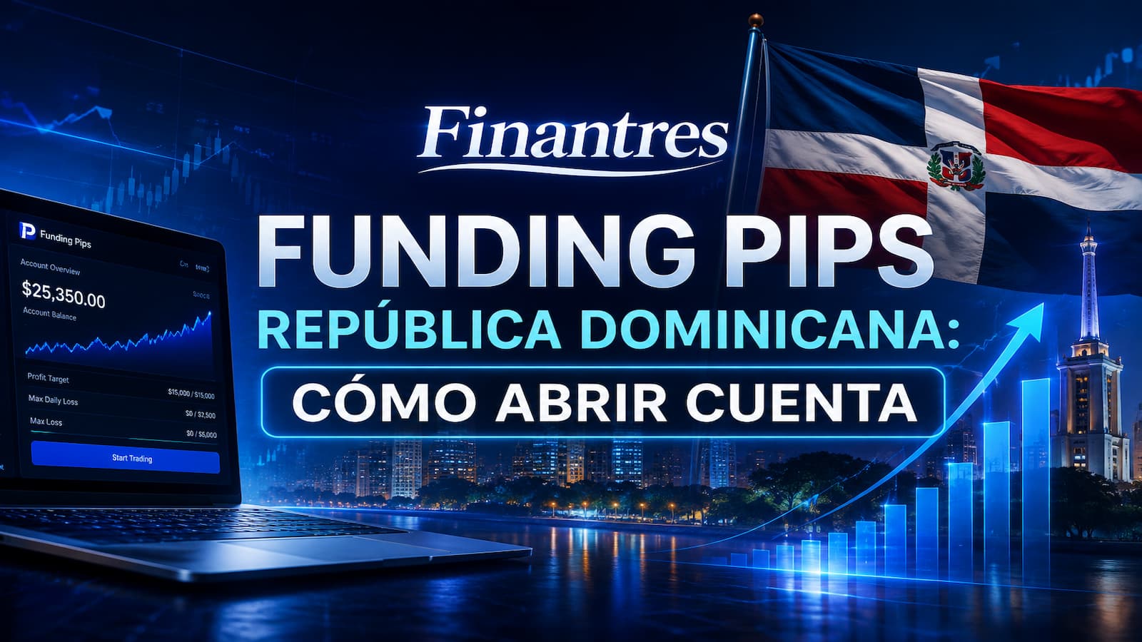 Funding Pips República Dominicana cómo abrir cuenta