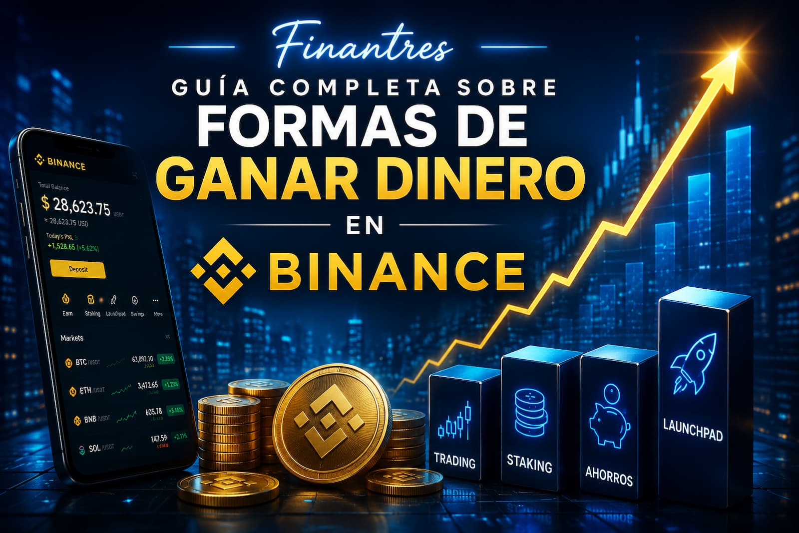 Guía completa sobre formas de ganar dinero en Binance