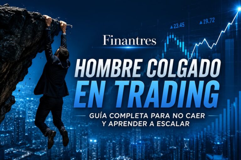 Hombre colgado en trading