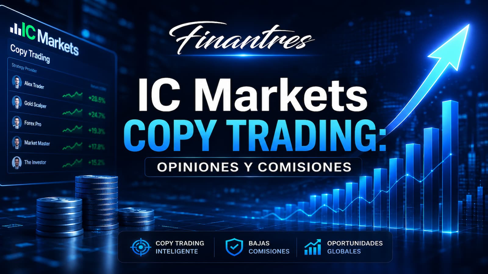 IC Markets copy trading opiniones y comisiones
